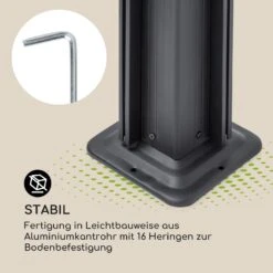 Pantheon Cortina Pavillon Mit Dach 3x6m 4 Seitenteile Grau -Wundervoller Gartenladen 10033321 de 0006 logo