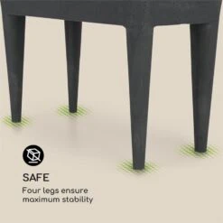 Mammutgrow Hochbeet 76 X 65 X 37 Cm UV- Und Frostschutz Anthrazit -Wundervoller Gartenladen 10033360 yy 0007 logo Blumfeldt Mammutgrow Hochbeet anthrazit