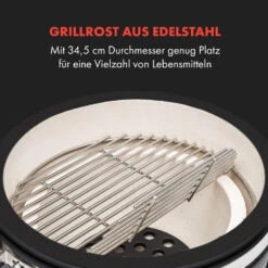 Queensize Kamado Grill Thermometer Abnehmbare Seitenteile Schwarz 14 Queensize Kamado Grill Thermometer Abnehmbare Seitenteile Schwarz -Wundervoller Gartenladen 10033377 de 0003 logo