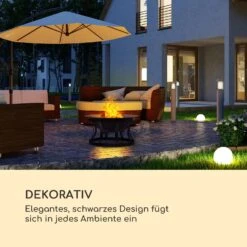 Pentos 2-in-1-Feuerschale Ø73cm Funkenschutz Ø60cm Grill Gusseisen -Wundervoller Gartenladen 10033380 de 0002 logo