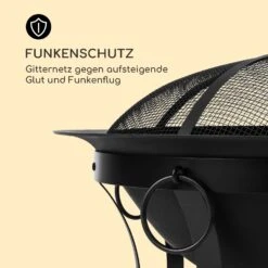 Pentos 2-in-1-Feuerschale Ø73cm Funkenschutz Ø60cm Grill Gusseisen -Wundervoller Gartenladen 10033380 de 0007 logo