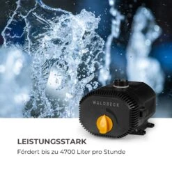 Nemesis T60 Teichpumpe 60W Leistung 3,3 M Förderhöhe 4700l/h Durchsatz -Wundervoller Gartenladen 10033382 de 0003 logo