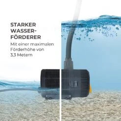 Nemesis T60 Teichpumpe 60W Leistung 3,3 M Förderhöhe 4700l/h Durchsatz -Wundervoller Gartenladen 10033382 de 0005 logo