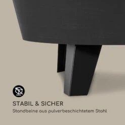 Nolana 2-in-1-Feuerschale Ø73cm Funkenschutz Ø64cm Grill Stahl Schwarz -Wundervoller Gartenladen 10033383 de 0006 logo