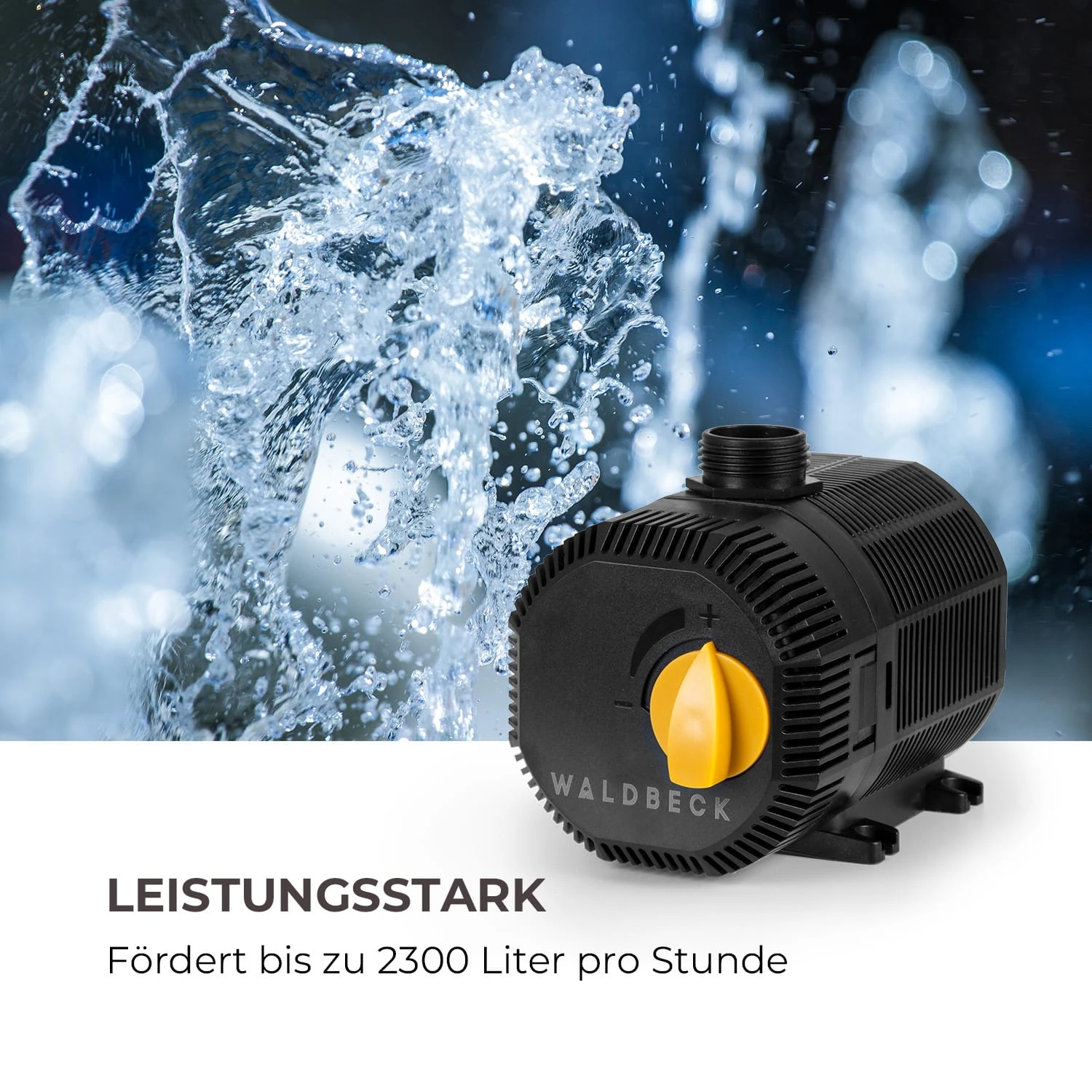 Nemesis T35 Teichpumpe 35W Leistung 2 M Förderhöhe 2300l/h Durchsatz 5 Nemesis T35 Teichpumpe 35W Leistung 2 M Förderhöhe 2300l/h Durchsatz – Bild 3