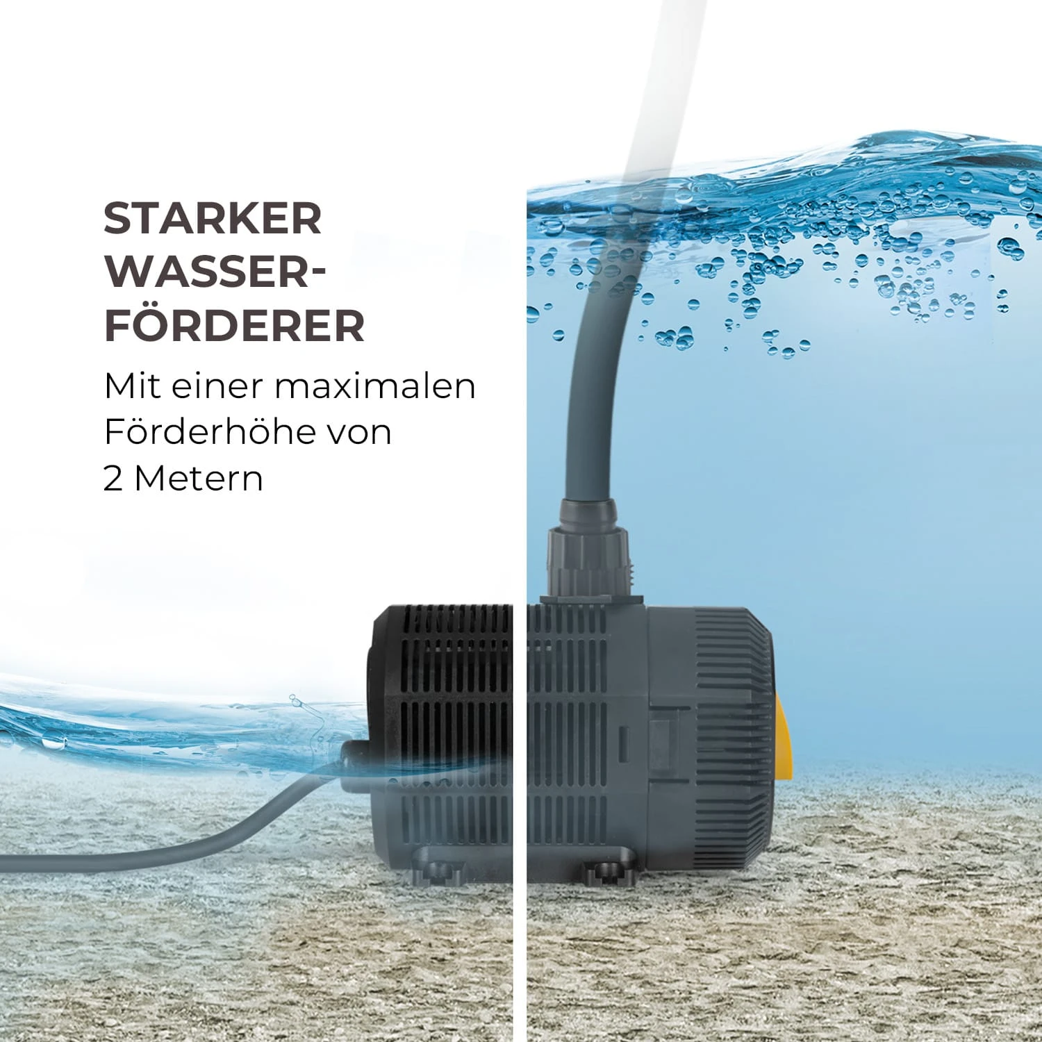 Nemesis T35 Teichpumpe 35W Leistung 2 M Förderhöhe 2300l/h Durchsatz 7 Nemesis T35 Teichpumpe 35W Leistung 2 M Förderhöhe 2300l/h Durchsatz – Bild 5