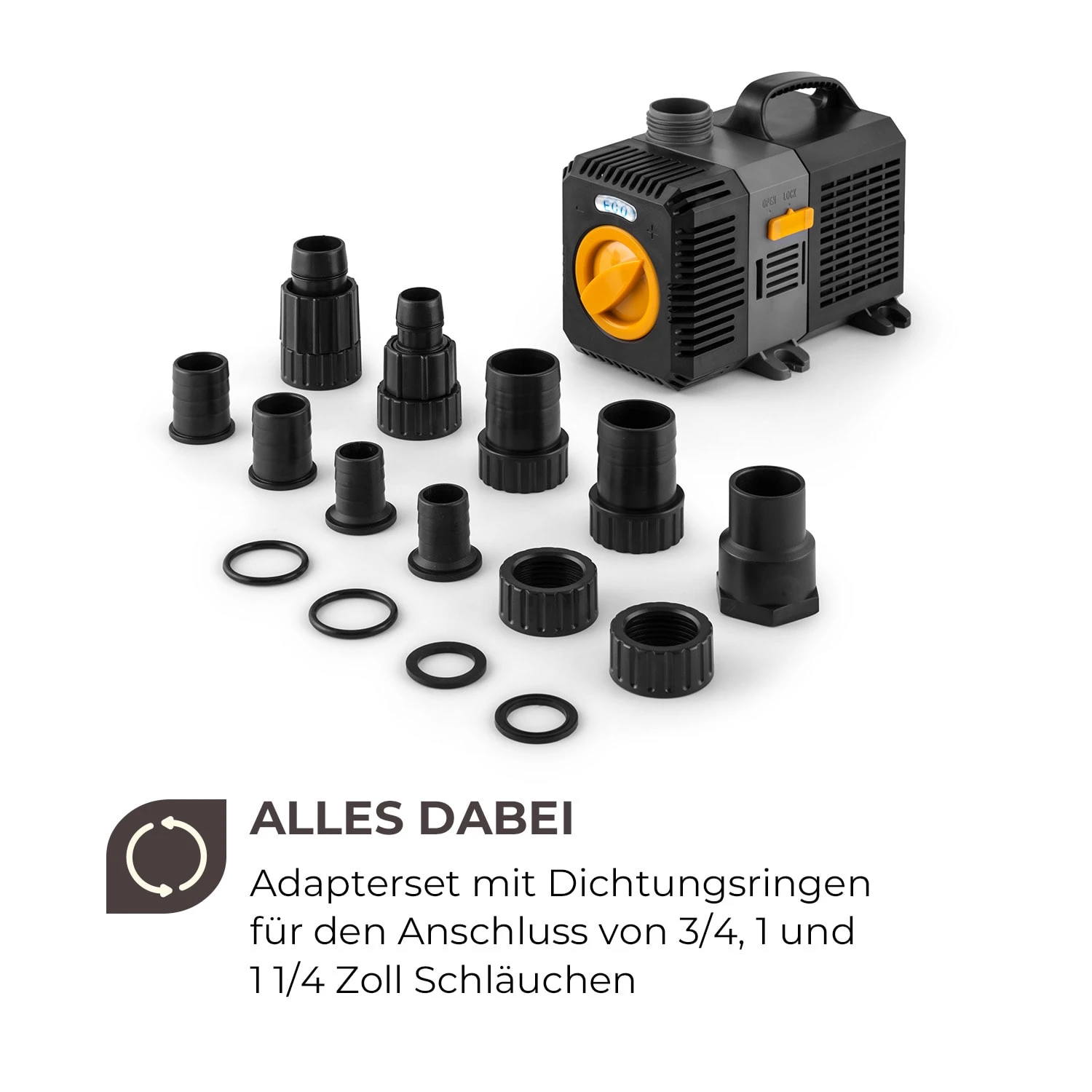 Lagoon 5200 Teichpumpe 5.200 L/h EcoSave: 40 Watt 4,8 Meter Förderhöhe 9 Lagoon 5200 Teichpumpe 5.200 L/h EcoSave: 40 Watt 4,8 Meter Förderhöhe – Bild 7