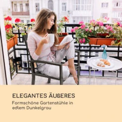 Torremolinos Gartenstühle 2 St. Aluminium ComfortMesh Dunkelgrau 15 Torremolinos Gartenstühle 2 St. Aluminium ComfortMesh Dunkelgrau -Wundervoller Gartenladen 10033404 de 0005 logo