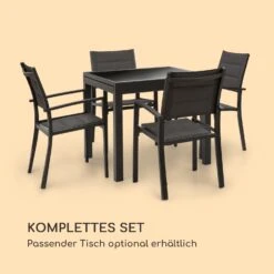 Torremolinos Gartenstühle 2 St. Aluminium ComfortMesh Dunkelgrau 18 Torremolinos Gartenstühle 2 St. Aluminium ComfortMesh Dunkelgrau -Wundervoller Gartenladen 10033404 de 0008 logo