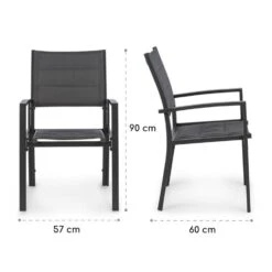 Torremolinos Gartenstühle 2 St. Aluminium ComfortMesh Dunkelgrau 19 Torremolinos Gartenstühle 2 St. Aluminium ComfortMesh Dunkelgrau -Wundervoller Gartenladen 10033404 yy 0009 logo Blumfeldt Torremolinos Gartenstuehle dunkelgrau