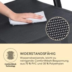 Pomporto Lounge Liegestuhl 70/30 PVC/PE Aluminium 7-Stufen Anthrazit 17 Pomporto Lounge Liegestuhl 70/30 PVC/PE Aluminium 7-Stufen Anthrazit -Wundervoller Gartenladen 10033409 de 0007 logo