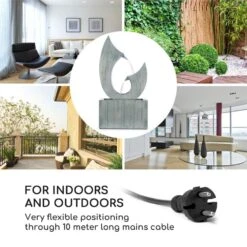 Trumpet Flow Gartenbrunnen 8W Verzinktes Metall LEDs Indoor & Outdoor -Wundervoller Gartenladen 10033430 yy 0003 logo Blumfeldt Trumpet Flow Gartenbrunnen