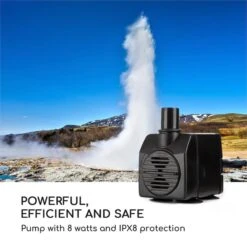 Trumpet Flow Gartenbrunnen 8W Verzinktes Metall LEDs Indoor & Outdoor -Wundervoller Gartenladen 10033430 yy 0007 logo Blumfeldt Trumpet Flow Gartenbrunnen