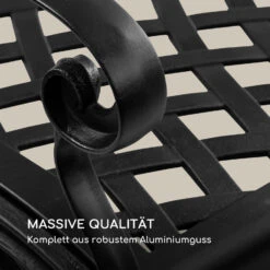 Pozzilli BL Gartenbank Aluminiumguss Witterungsbeständig Schwarz -Wundervoller Gartenladen 10033486 de 0003 logo