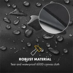 Gazooka 2.0T Wetterschutzhaube 600D Canvas 30/70% PE/PVC Schwarz -Wundervoller Gartenladen 10033535 yy 0005 logo Klarstein Gazooka Wetterschutzhaube schwarz