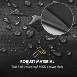 Hot & Hot Wetterschutzhaube 600D Canvas 30/70% PE/PVC Schwarz 11 Hot & Hot Wetterschutzhaube 600D Canvas 30/70% PE/PVC Schwarz -Wundervoller Gartenladen 10033537 yy 0005 logo Klarstein Hot and Hot Wetterschutzhaube schwarz