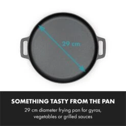 Tomahawk 3.1 S Brat & Back-Set Pfanne Pizzastein Ø29 Cm -Wundervoller Gartenladen 10033568 yy 0004 logo Klarstein Tomahawk Brat and Back Set