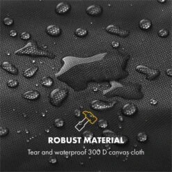 Tomahawk 3.1 S Wetterschutzhaube 300D Canvas 30/70% PE/PVC Schwarz 10 Tomahawk 3.1 S Wetterschutzhaube 300D Canvas 30/70% PE/PVC Schwarz -Wundervoller Gartenladen 10033569 yy 0003 logo Klarstein Tomahawk S Wetterschutzhaube schwarz