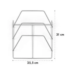 Vendetta 3.0 TI Rack Verchromter Stahl Einfach Anzubringen Zubehör -Wundervoller Gartenladen 10033618 yy 0004 logo Klarstein Vendetta TI Rack