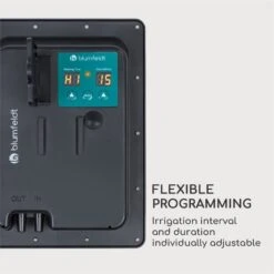 Greenkeeper Solar Bewässerungssystem Solarpanel 1.500 MAh 40 Pflanzen 18 Greenkeeper Solar Bewässerungssystem Solarpanel 1.500 MAh 40 Pflanzen -Wundervoller Gartenladen 10034626 yy 0008 logo Blumfeldt Greenkeeper Solar Bewaesserungssystem