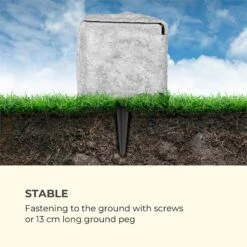 Power Rock Twilight 5 4-fach-Gartensteckdose IP44 Dämmerlichtsensor 5m -Wundervoller Gartenladen 10034693 yy 0005 logo Waldbeck Power Rock Twilight Gartensteckdose