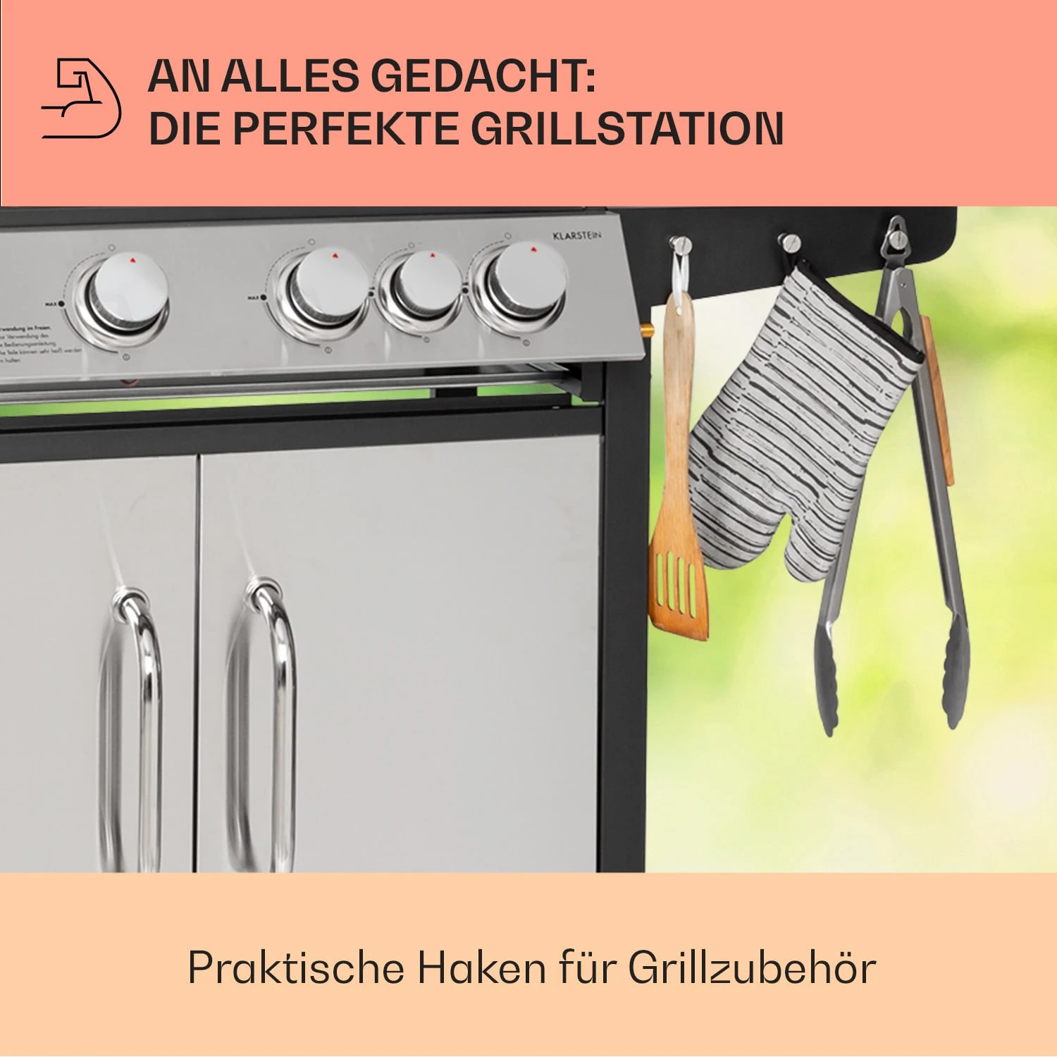 Tomahawk Gasgrill 4x3,6 KW + 2,7 KW Brenner 66x43,5 Cm Grill Edelstahl 8 Tomahawk Gasgrill 4x3,6 KW + 2,7 KW Brenner 66x43,5 Cm Grill Edelstahl – Bild 7
