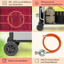 Tomahawk Gasgrill 3 X 3,6 KW Brenner 60 X 43,5 Cm Grill Edelstahl 13 Tomahawk Gasgrill 3 X 3,6 KW Brenner 60 X 43,5 Cm Grill Edelstahl -Wundervoller Gartenladen 10034711 de 0005 usp