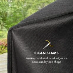 Tomahawk Wetterschutzhaube 600D Canvas 30/70% PE/PVC Schwarz -Wundervoller Gartenladen 10034713 yy 0004 logo Klarstein Tomahawk Wetterschutzhaube 140cm