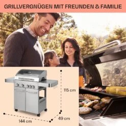 Valkyrie Gasgrill 4x3,5 KW + 3,15 KW Brenner 74x44 Cm Grill Edelstahl 15 Valkyrie Gasgrill 4x3,5 KW + 3,15 KW Brenner 74x44 Cm Grill Edelstahl -Wundervoller Gartenladen 10034715 de 0006 usp