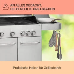Valkyrie Gasgrill 4x3,5 KW + 3,15 KW Brenner 74x44 Cm Grill Edelstahl 16 Valkyrie Gasgrill 4x3,5 KW + 3,15 KW Brenner 74x44 Cm Grill Edelstahl -Wundervoller Gartenladen 10034715 de 0007 usp