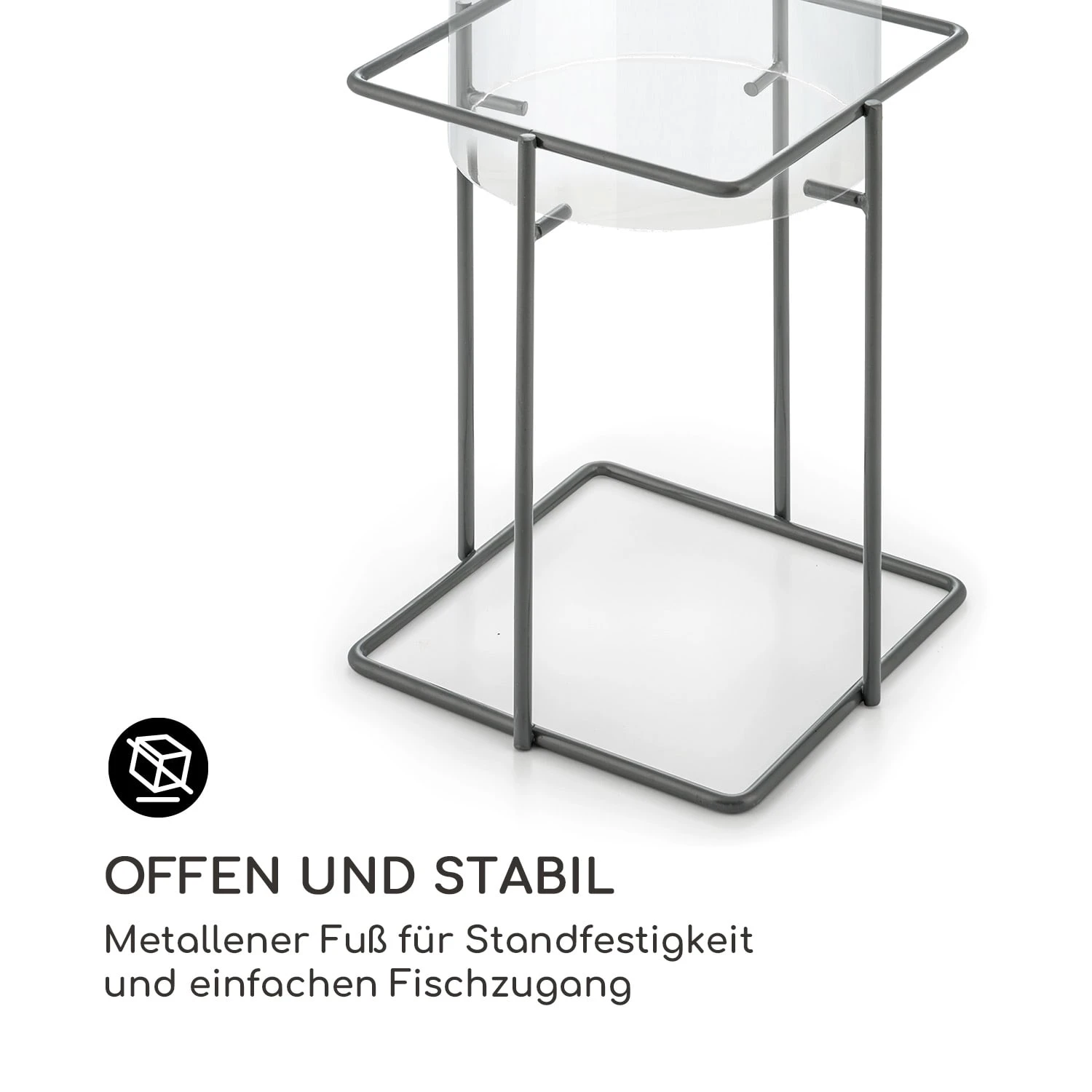 Skydive 60 Fischturm 60 Cm Ø 20 Cm Acryl Metall Transparent 6 Skydive 60 Fischturm 60 Cm Ø 20 Cm Acryl Metall Transparent – Bild 4