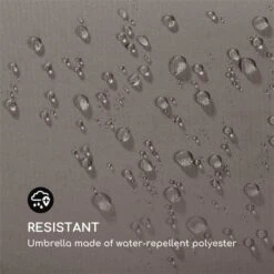 Flex-Shade L Sonnenschirm 130 X 180 Cm Polyester UV 50 Dunkelgrau -Wundervoller Gartenladen 10034726 yy 0004 logo Blumfeldt Flex Shade L Sonnenschirm 130x180 grau