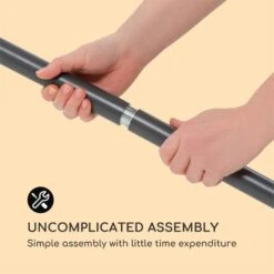 Flex-Shade L Sonnenschirm 130 X 180 Cm Polyester UV 50 Dunkelgrau -Wundervoller Gartenladen 10034726 yy 0008 logo Blumfeldt Flex Shade L Sonnenschirm 130x180 grau