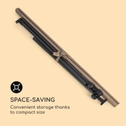 Flex-Shade XL Sonnenschirm 150 X 210 Cm Polyester UV 50 Taupe -Wundervoller Gartenladen 10034729 yy 0006 logo Blumfeldt Flex Shade XL Sonnenschirm 150x210 taupe