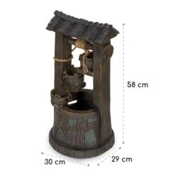 Speyer Kaskadenbrunnen Gartenbrunnen 4 Stufen Akku 2,8W Solar LED -Wundervoller Gartenladen 10034731 yy 0008 logo Blumfeldt Speyer Kaskadenbrunnen