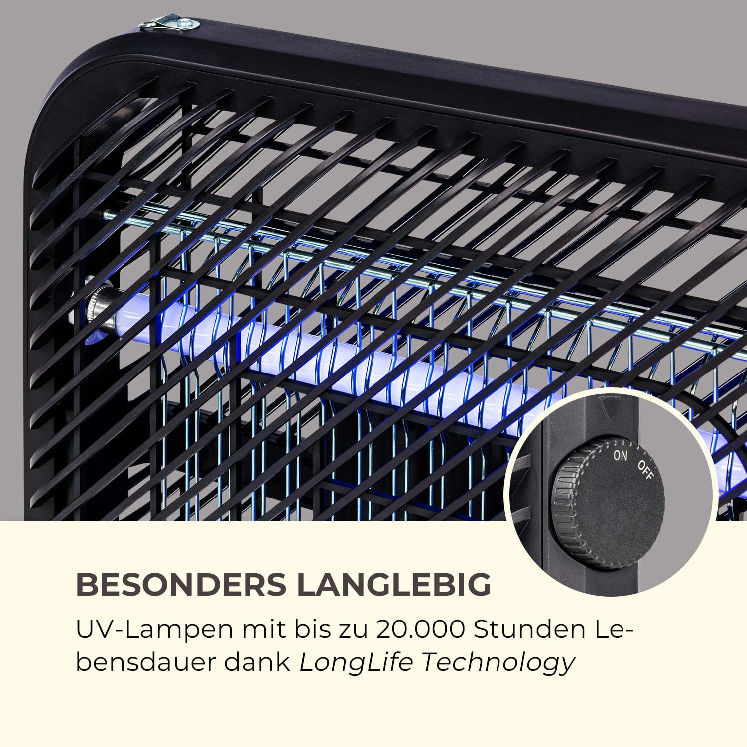 Skyfall SQ Insektenvernichter 16W 50m² UV-Lampen Auffangschale Kette 10 Skyfall SQ Insektenvernichter 16W 50m² UV-Lampen Auffangschale Kette – Bild 8