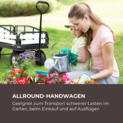Ventura Handwagen Bollerwagen Schwerlast 300 Kg Wetterfest Stahl WPC -Wundervoller Gartenladen 10034736 de 0002 logo