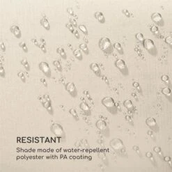 Belo Horizonte Sonnenschirm Sonnenschutz Ø 292cm Polyester Wasserabweisend Inkl. Standbasis Creme 16 Belo Horizonte Sonnenschirm Sonnenschutz Ø 292cm Polyester Wasserabweisend Inkl. Standbasis Creme -Wundervoller Gartenladen 10034743 yy 0007 logo blumfeldt Belo Horizonte Sonnenschirm creme