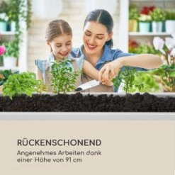 Nova Grow Gartenbeet 150 X 91 X 50 Cm WPC Holzoptik Weiß -Wundervoller Gartenladen 10034746 de 0007 logo