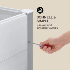 Nova Grow Gartenbeet 150 X 91 X 100 Cm WPC Holzoptik Weiß -Wundervoller Gartenladen 10034747 de 0006 logo