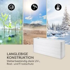 Nova Grow Gartenbeet 195 X 91 X 50 Cm WPC Holzoptik Weiß -Wundervoller Gartenladen 10034748 de 0005 logo