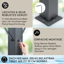 Pantheon Solid Sky Expand Pavillon 3x2,5x3 M Aluminium Polycarbonat 11 Pantheon Solid Sky Expand Pavillon 3x2,5x3 M Aluminium Polycarbonat -Wundervoller Gartenladen 10034750 de 0003 usp