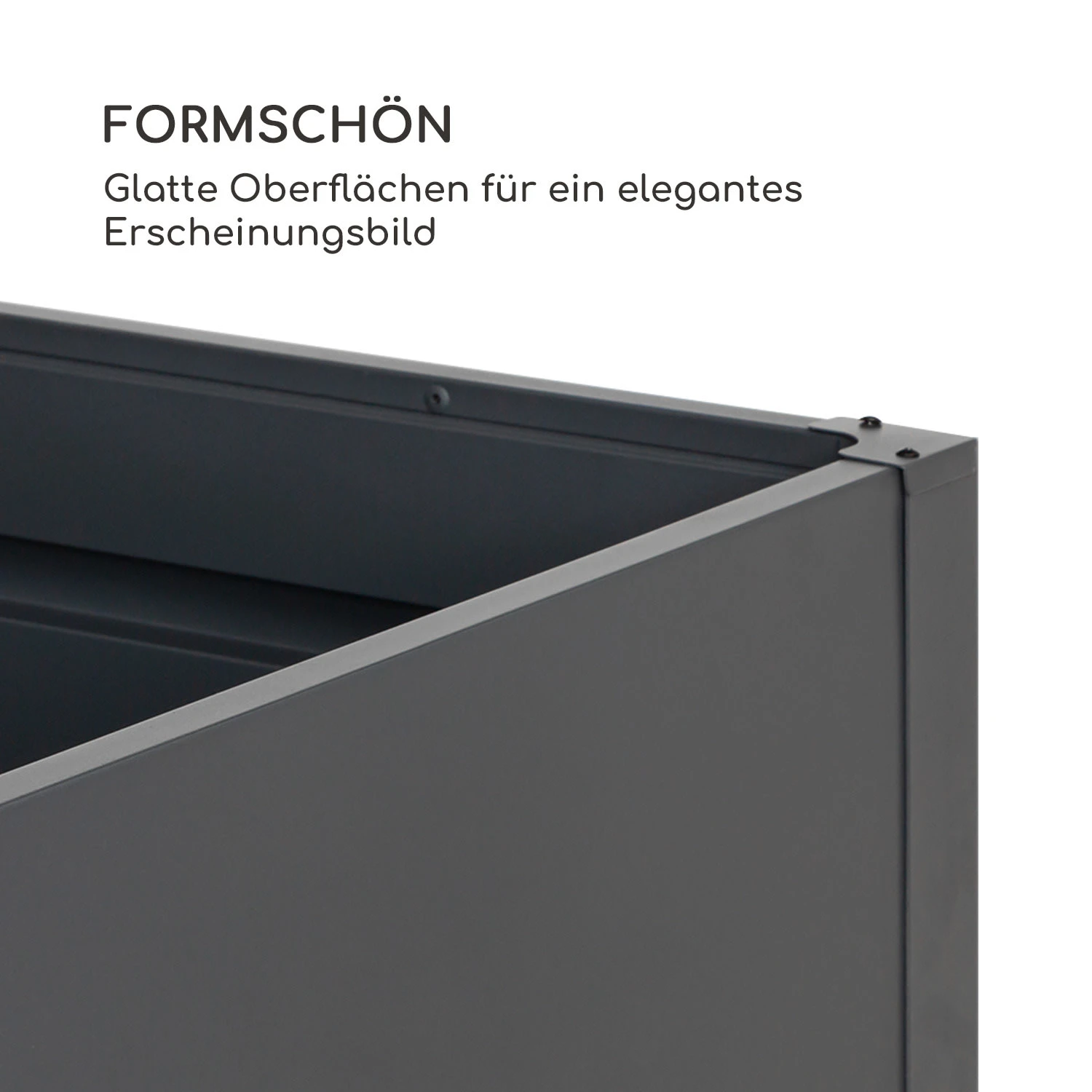 Highgrow Deluxe Hochbeet 100 X 76 X 100 Cm Verzinkter Stahl 6 Highgrow Deluxe Hochbeet 100 X 76 X 100 Cm Verzinkter Stahl – Bild 4