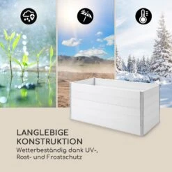 Nova Grow Gartenbeet 195 X 91 X 100 Cm WPC Holzoptik Weiß -Wundervoller Gartenladen 10034752 de 0005 logo