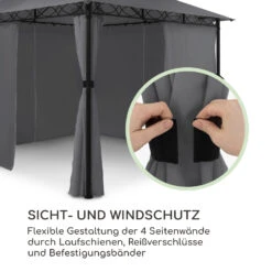 Mondo Gartenpavillon Partyzelt Gazebo 295x262x295 Stahl Polyester -Wundervoller Gartenladen 10034763 de 0003 logo