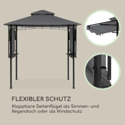 Steakhouse Wings Pavillon 244x260x152cm 160 G/m² PE Flammhemmend Stahl -Wundervoller Gartenladen 10034765 de 0003 logo