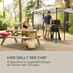 Steakhouse Wings Pavillon 244x260x152cm 160 G/m² PE Flammhemmend Stahl -Wundervoller Gartenladen 10034766 de 0002 logo