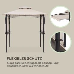 Steakhouse Wings Pavillon 244x260x152cm 160 G/m² PE Flammhemmend Stahl -Wundervoller Gartenladen 10034766 de 0003 logo