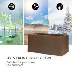 Solid Grow Rust Pflanzgefäß 80 X 38 X 38 Cm Fibreclay Rostfarben 15 Solid Grow Rust Pflanzgefäß 80 X 38 X 38 Cm Fibreclay Rostfarben -Wundervoller Gartenladen 10034788 yy 0005 logo Blumfeldt Solid Grow Rust Pflanzgefaess 80x38x38cm