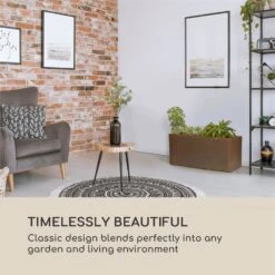 Solid Grow Rust Pflanzgefäß 80 X 38 X 38 Cm Fibreclay Rostfarben 16 Solid Grow Rust Pflanzgefäß 80 X 38 X 38 Cm Fibreclay Rostfarben -Wundervoller Gartenladen 10034788 yy 0006 logo Blumfeldt Solid Grow Rust Pflanzgefaess 80x38x38cm